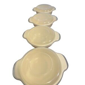 Vintage Rubbermaid Microwave Heatables #0065-set of 4